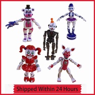 FLASH SALE 5pcs/1lot FNAF Five Nights at Freddy's ,13cm Funtime Freddy, Circus Baby, Funtime Foxy ( 