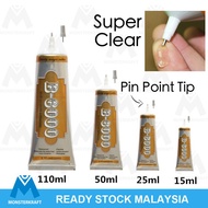 Adhesive Glue with Pin Point Tip, B6000 / B 6000, Clear