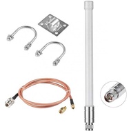 2.4/5.8 G 6DBi 868 915 4G Outdoor Waterproof 12DBi10DBi Outdoor Omnidirectional Glass Steel Antenna