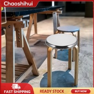 Chaoshihui สแตนเลส Stool Seat Seat Bar Round Round Round Bar Stool Stool Seating