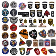 101 Airborne Master Reflective Fabric Patch Velcro Armband Ready Stock Outdoor Bag Sticker Badge Ame