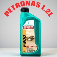 PETRONAS Sprinta Minyak Hitam 4T F900 10W-40 1.2 L FULLY Synthetic API SN JASO MA2 *SIRIM QAS