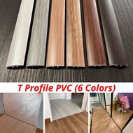 PVC T Profile ( Accessories Lantai) SPC Floor Vinyl 3mm Korea Vinyl Sticker Carpet Floor Laminate Flooring DIY Flooring