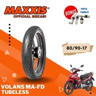 BAN MAXXIS VOLANS 80/90-17 / TUBELESS 80 / 90 - 17 / 80-90-17 BAN LUAR