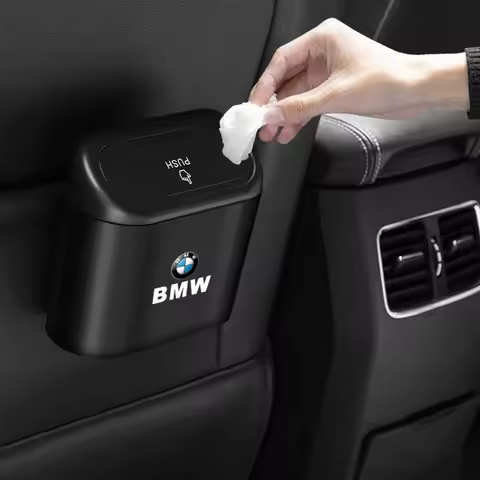 Car Door Storage Box Mini Garbage Bin Interior Organizer for BMW X1 X2 X3 X4 X5 X6 X7 G30 G20 G32 G1