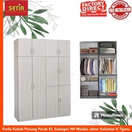 Setia-Wardrobe 5'x 8'[Siap Pasang]