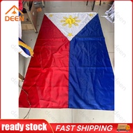 Philippines Flag in Oxford Cloth with Appliqué Embroidery - 5x8ft, 4x6ft, 3x5ft Sizes DN