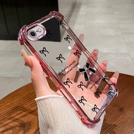 Shockproof Case For iPhone 16E TPU Phone Case bow Latest Bracelet New Design Phone Case