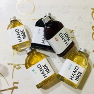 Ins Air-Cooled Extract Beverage Bottle 100ml Sub-Packaging Wine Bottle 350ml Glass Flat Liquor Bottl