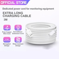 Peralatan Pengawasan Kabel Listrik CCTV Kabel Listrik Khusus untuk Kamera IP Kabel Ekstensi 3-8 Mete