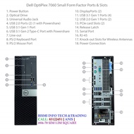 Refurbished-Dell OptiPlex 7060 SFF Desktop(Intel i7-8700 |16GB RAM |512 GB SSD) Windows 10 Pro Free 