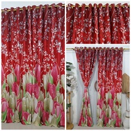 GORDEN SMOKRING MOTIF TULIP MERAH CABE