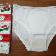 PUTIH Most Suitable.. Men's Underwear Rider R125BS Size 38 40 42 - White, 38