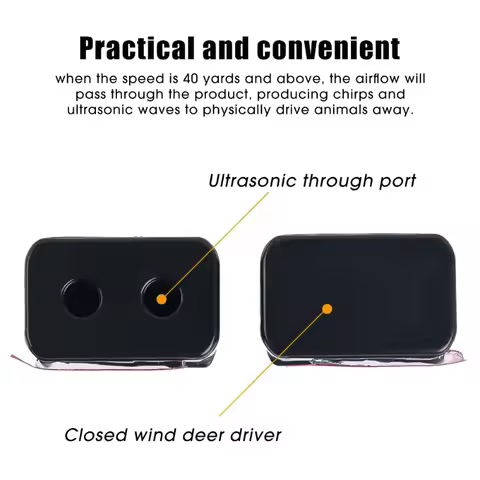 2Pcs Car Whistle Physical Ultrasonic Animal Sirens Deer Repellers for Mercedes Benz B C E ML S CLK C