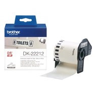 Brother Genuine Continuous Length Film Label Roll DK-22212 – 62mm Tape Is 15.24m Long | For QL-800 &