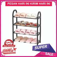 4-Tier Shoe Rack 4-Tier Shoe Rack Sandal Rack - Portable Shoe Rack 4-Tier Shoe Rack 4-Tier Plastic S