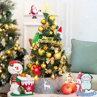 Pohon Natal 70Cm Bahan Pvc Lengkap Dengan Hiasan Aksesoris Dan Lampu