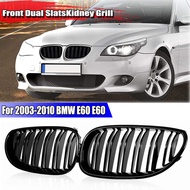 Gloss Black Front Hood Kidney Grille Grill For BMW E60 E61 5 Series M5 2003-2010