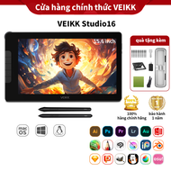 【New】VEIKK Studio 16 Drawing Display 15.6 inch Drawing Tablet with Screen Fully Laminated FHD Monito