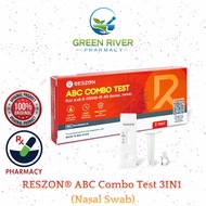 RESZON® ABC COMBO TEST 3IN1 FLU A+B+C KIT (NASAL SWAB)