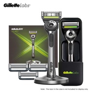 Gillette Labs Gift Kit Mens Razor Labs Razor Aurora Series 1 Handle 4 Blades 1 Stand 1 Box