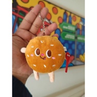 GANTUNGAN Burger Keychain Character Keychain/ Food Character Keychain/