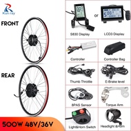 Kunray Motor Wheel 500W Electric Bicycle Kit 48V Ebike Conversion Kit 36V Ebike Kit Hub Motor Wheel 