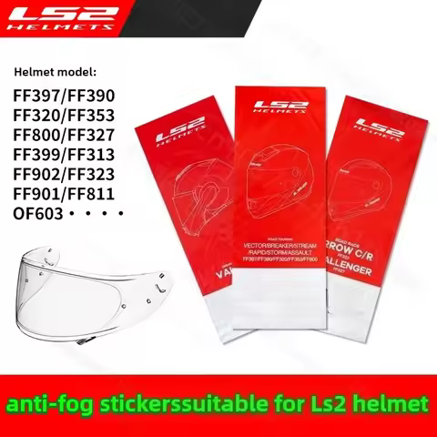 LS2 helmet anti fog sticker is suitable for FF901/902/300/313/327/390/801/399/397/OF603 capacete de 