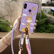 Silicone Crossbody Phone Case For Xiaomi Redmi Note5 Full wrap Soft case Waterproof Durable Shockpro