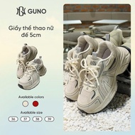 [WITH BOX] GUNO Women's Sneaker Sports Shoes 5cm High Sole Comfortable Beautiful Form Hot Trend SP5 