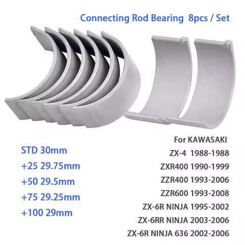 STD 30mm Connecting Rod Bearing For KAWASAKI NINJA ZX-6R 1995-2002 ZX-6RR 2003-2006 636 ZZR600 1993-