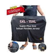 5XL-15XL Super Plus Size MicroFibre Jersey Shorts Quick Dry Sportwear Jersey Pants