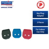 Morries Key Plug Adaptor MS038PKC (Plastic Safety Plug, 2 pin converter )