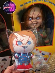 可愛鬼馬的CHUCKY  娃鬼回魂  PLUSH doll 電影 人偶 Trick or Treat Studios Bride of Chucky 娃鬼新娘 Tiffany 恰吉 Child's p