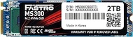 Mega Fastro SSD 2TB MS300 Series PCI-Express NVMe Internal up to 7,000 MB/s Read 6,000 MB/s Write