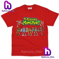 <COD>เสื้อยืด พิมพ์ลาย Wubbox MY SINGING MONSTERS MY SINGING MONSTER พรีเมี่ยม สําหรับเด็กผู้ชาย และ