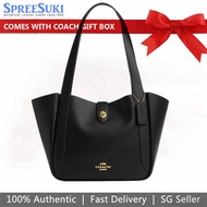 Coach Handbag In Gift Box Classic Laurel Large Shoulder Bag SV/Black # CV1018