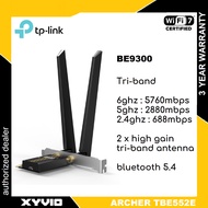 NEW LAUNCH TP-LINK Archer TBE552E BE9300 Wi-Fi 7 Bluetooth 5.4 PCIe Adapter