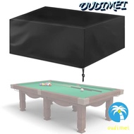 OUDIMEI Pool Table Dust Cover, Oxford Cloth Waterproof Billiard Table Cover, Durable Black 7/8/9 Fee