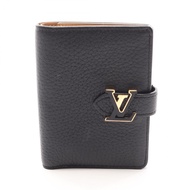 【二手】路易威登LOUIS VUITTON雙折錢包 LV 垂直錢包 Compact 黑色 M81561 黑色 其他 LV 垂直錢包 Compact