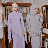 QAAMNIE EVELYN KURUNG WITH CHIFFON