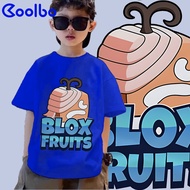 Coolbo New Roblox clothes Blog fruit for kids T-shirt Pure Cotton Soft Fabric Boys And Girl
