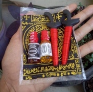 Paket asihan kris combong + minyak dan kain rajah siap pakai
