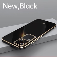 Luxury 6D Gold Plating Casing Vivo V30 Pro / V30 5G Soft TPU Case Colorful Silicone Back Cover Full 