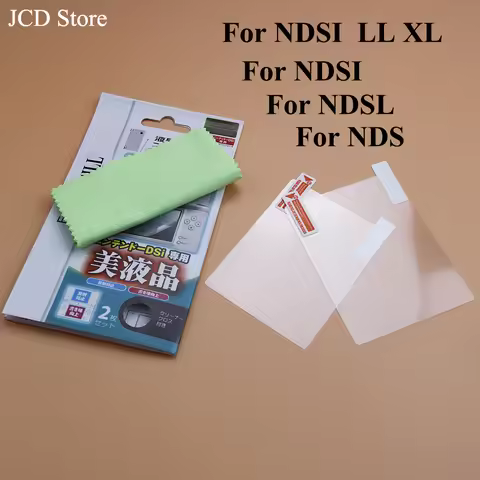 1Set 2in1 Top Bottom HD Clear Protective Film for NDS DSi NDSL NDSI XL LL DS ite LCD Screen Protecto