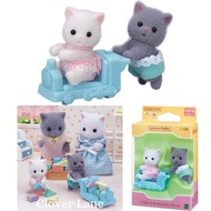 Sylvanian Families Persian Cat Twins Baby Doll House Accessories Miniature Toys
