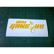OHM GANESHA STICKER CUTTING KERETA MOTO LORI