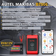 Autel MaxiBAS BT506 Car Battery Tester, 6V 12V 100-2000 CCA Car Battery Analyzer, 12V 24V Auto Crank