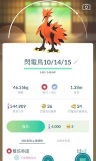 Pokemon go 閃電鳥