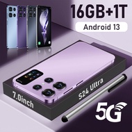 5G Phone 16GB RAM 1TB ROM 7.0 Inch Android 14 Dual SIM Smartphone Ready Stock 1 Year Warranty COD